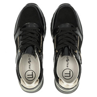 Leather sneakers Filippo DP2003/22 BK BK black