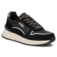 Leather sneakers Filippo DP7103/25 BK black