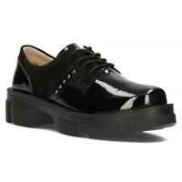 Leather shoes Filippo DP3713/22 BK black
