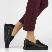 Leather shoes Filippo DP7396/25 BK black