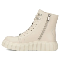 Skórzane trzewiki Filippo DBT6312/25 BE beżowe