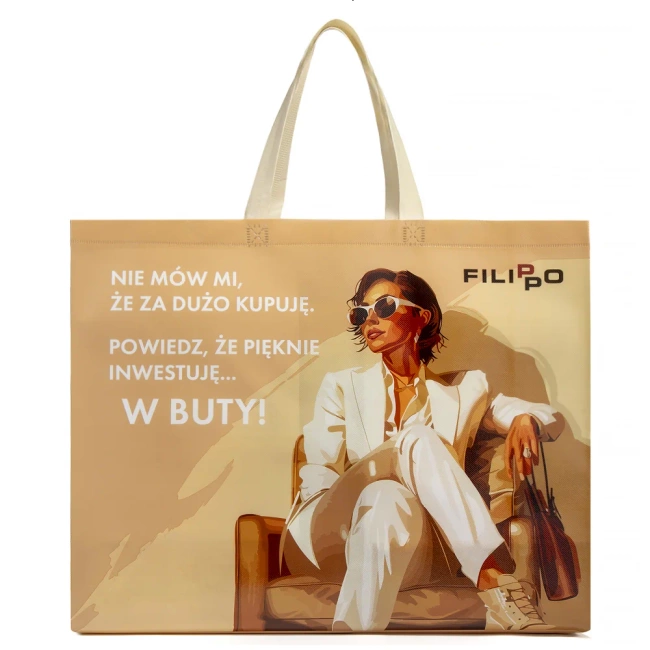 Filippo Shopping Bag a Good Investment TZ0477/25 BE WH