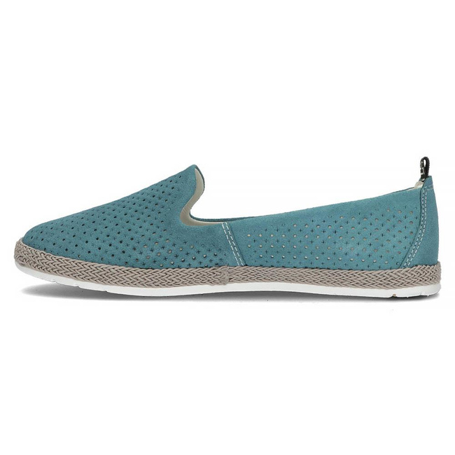 Leather shoes Filippo DP081/22 BL blue