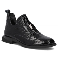 Skórzane botki Filippo DBT6493/25 BK czarne