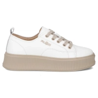 Leather sneakers Filippo DP6122/26 WH BE white
