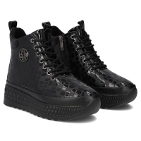 Leather ankle boots Filippo DBT7278/25 BK black