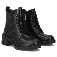 Leather ankle boots Filippo DBT7133/25 BK black