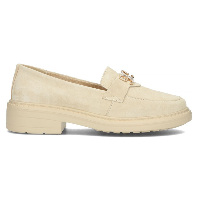 Leather shoes Filippo DP4523/23 BE GO beige