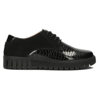 Leather shoes Filippo DP4725/23 BK black