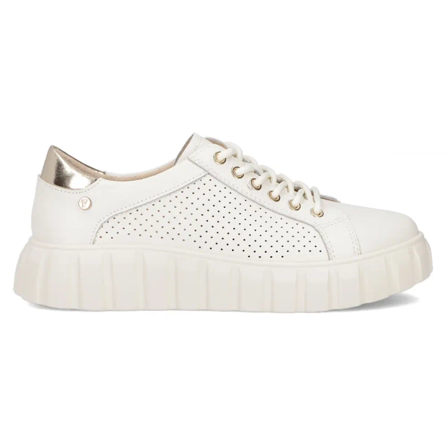 Leather sneakers Filippo DP4535/25 BE beige