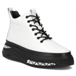 Leather ankle boots Filippo DBT7276/25 WH white