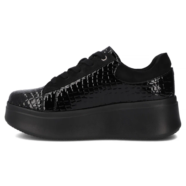 Leather sneakers Filippo DP7412/25 BK CR black