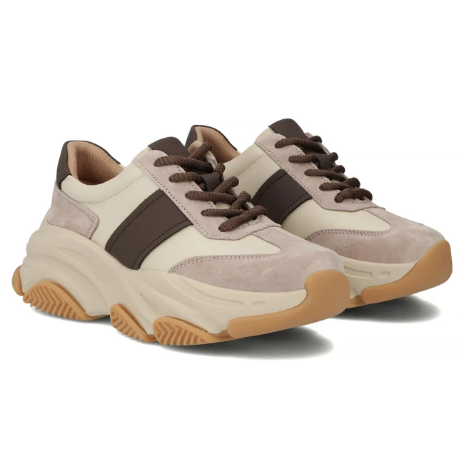 Leather shoes Filippo DP7113/25 BE beige