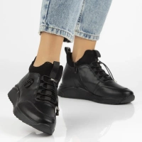 Leather ankle boots Filippo DBT7168/25 BK black