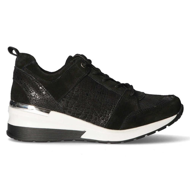 Leather sneakers Filippo DP1505/20 BK black