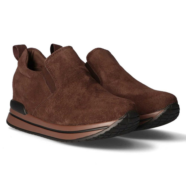 Sneakersy Filippo DP1512/20 BR brązowe