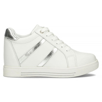 Skórzane Sneakersy Filippo DP3549/22 WH białe