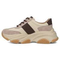 Skórzane sneakersy Filippo DP7113/25 BE beżowe