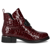 Leather ankle boots DBT7191/25 BG maroon