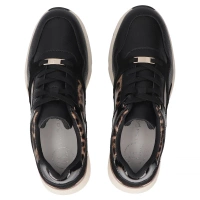 Leather sneakers Filippo DP7104/25 BK black
