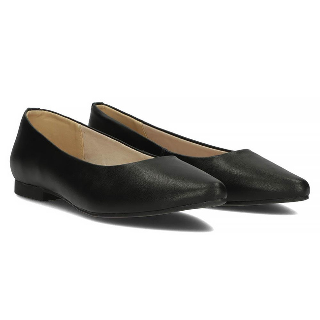 Skórzane półbuty Filippo DP3644/22 BK czarne