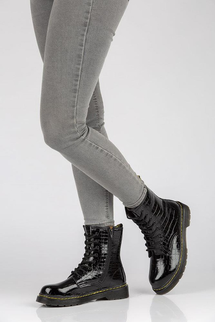 Leather Boots Filippo GL429/21 BK CR black