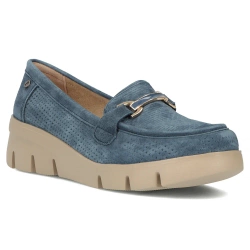 Leather shoes Filippo DP7002/25 BL blue