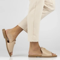 Klapki Filippo DK6975/25 BE beżowy