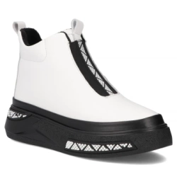 Leather ankle boots Filippo DBT7277/25 WH white