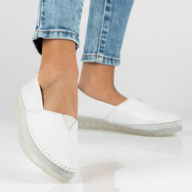 Leather shoes Filippo DP2147/23 WH white