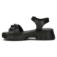 Leather sandals Filippo DS4614/24 BK black