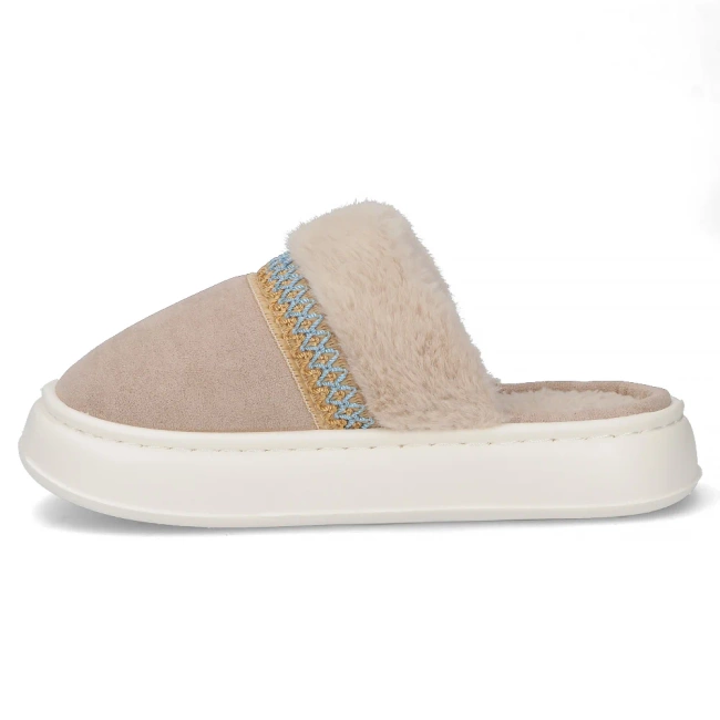 Kapcie Filippo DK7477/25 BE beżowe