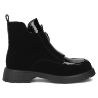 Leather ankle boots Filippo DBT6570/25 BK black