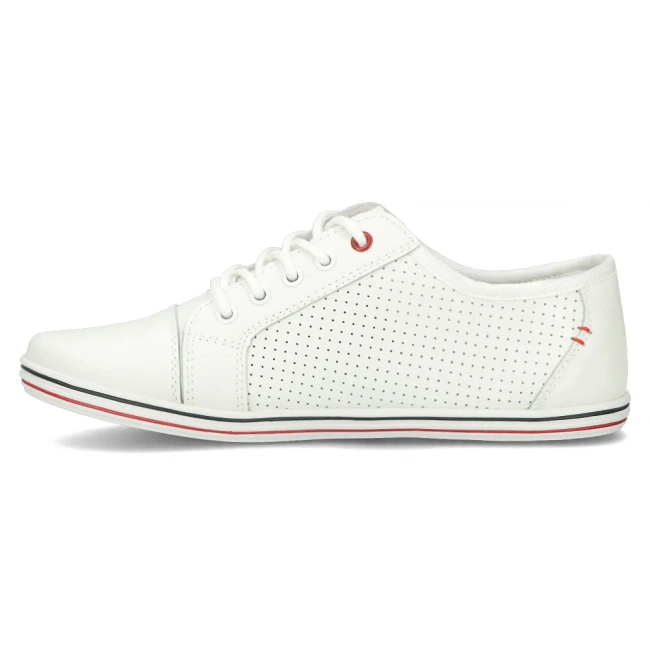 Leather shoes Filippo DP009/24 WH white