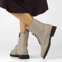 Leather ankle boots Filippo DBT7222/25 BE beige