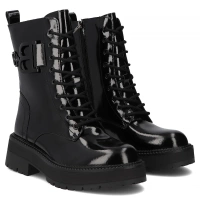 Leather boots Filippo DBT6305/25 BK black