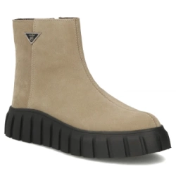 Leather ankle boots DBT6301/25 TP taupe