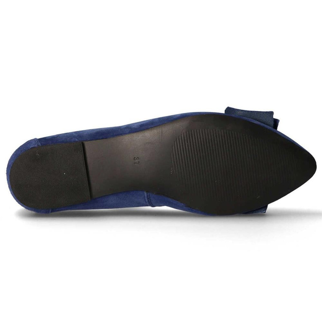 Leather ballerinas Filippo DP1329/20 NV navy blue