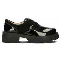Leather shoes Filippo DP3713/22 BK black