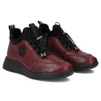 Leather ankle boots DBT7168/25 BG maroon