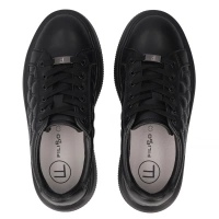 Skórzane sneakersy Filippo DP7285/25 BK czarne