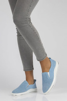 Skórzane półbuty Filippo DP3622/22 BL niebieskie