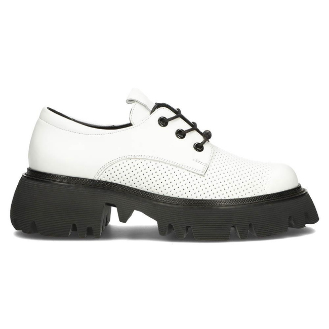 Leather shoes Filippo DP3909/22 WH white