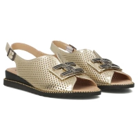 Leather sandals Filippo DS6032/25 GO gold