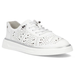 Leather shoes Filippo DP6715/25 WH white