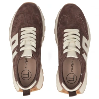Skórzane sneakersy Filippo DP6743/26 D BR brązowe