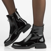 Leather ankle boots Filippo DBT6540/25 BK black