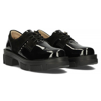 Leather shoes Filippo DP3713/22 BK black