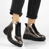 Leather ankle boots Filippo DBT7426/25 BE beige