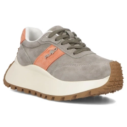 Leather sneakers Filippo DP6785/25 BE beige